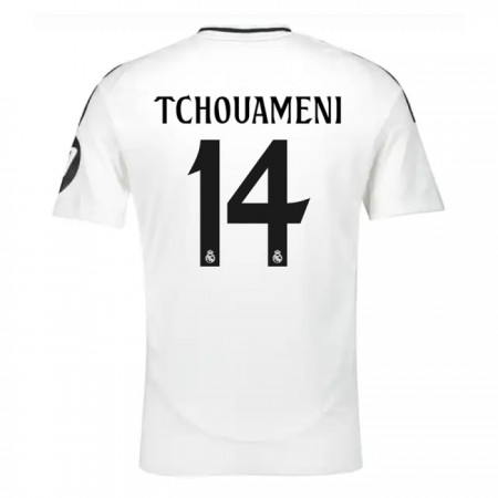 Real Madrid Tchouameni 14 Fotbollströjor Hemma tröja 2024-25 Kortärmad